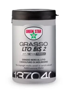 Green Star Grasso nero 1Lt saponi di Litio e Bisolfuro di Molibdeno LTO-BIS2 - Foto 1 di 3