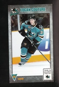 Tarjeta fotográfica de hockey Logan Couture San Jose Sharks SGA - Imagen 1 de 1