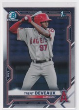 2021 Bowman Chrome Prospects Trent Deveaux #BCP-94 TS1