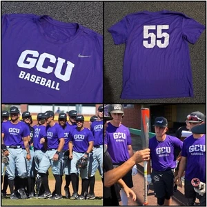 Herren Nike GCU Lopes NCAA D1 Baseball Team Player Issued Shirt #55 - L - Bild 1 von 6