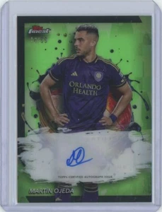 2024 Topps Finest MLS #BA-MO Martin Ojeda Neon Green # /99 Auto Orlando City SC - Picture 1 of 2
