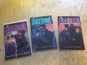 Black terror #1-3 Eclipse Comics 1989 Complete Set, NM 9.0+ bagged boarded - Picture 1 of 5