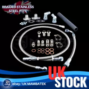 Turbo Oil & Water Line Kit AUDI TT S3 1.8T 225HP K04-020/022/023 w/Oil Return UK - Picture 1 of 8