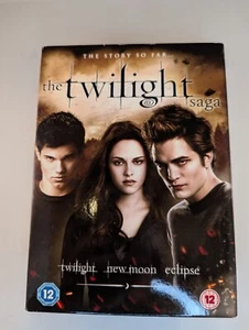 The Twilight Saga - The Story so Far... DVD 3 discs New Moon Eclipse Twilight - Picture 1 of 4