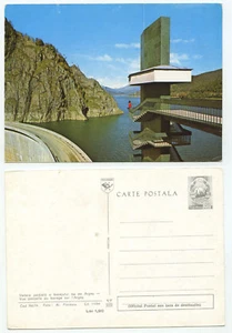 08016 - Arges, Rumänien - Stausee - Staumauer - alte Ansichtskarte/Ganzsache - Bild 1 von 1