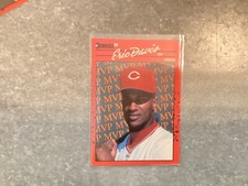 Eric Davis 1990 Donruss Cincinnati Reds MVP Card #BC-23 “ERROR CARD” 