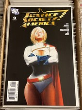 JUSTICE SOCIETY OF AMERICA #9 POWER GIRL ALEX ROSS VARIANT COVER 2007 dc comics