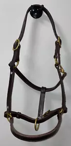 NEU LEDER PFERDEHALFTER MIT MESSINGBESCHLÄGEN - Bild 1 von 6