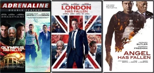 OLYMPUS + LONDON + ANGEL HAS FALLEN + WHITE HOUSE DOWN New DVD All 4 Films Foto 1 de 1
