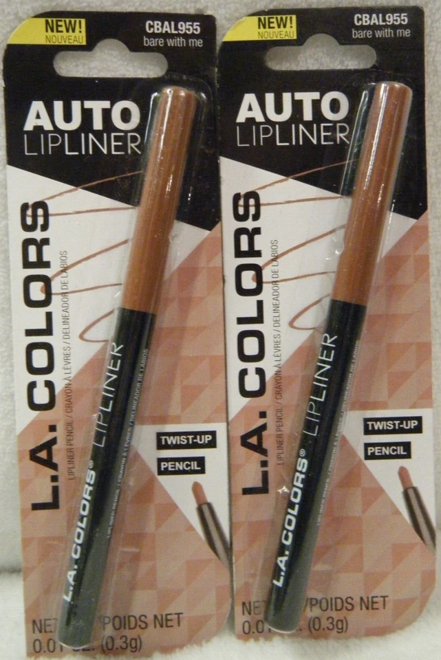 2 NEW L.A. COLORS AUTO LIPLINER - TWIST-UP PENCIL CBAL957    ***SHIPS FAST*** - Image 1 of 2