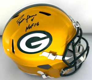 Packers BRETT FAVRE Signed Full Size Replica Speed Helmet AUTO w/ HOF 16 - JSA - Picture 1 of 1