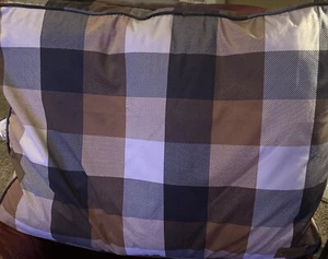 Pendleton Dog Bed Brown/Camel/Beige Plaid 35”x26”x4” NEW W Tags - Picture 1 of 3