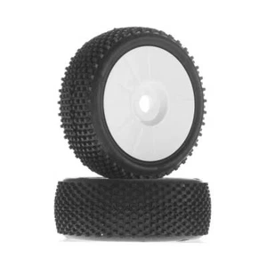 NEW HPI 1/8 Block Red Buggy Tire on White (2) D815 - Picture 1 of 1