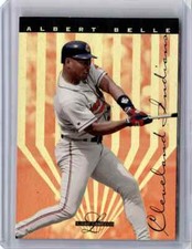 1995 Leaf Limited Albert Belle Baseball Card Cleveland Indians/Cincinnati Reds