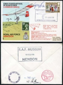 C29g First Flights of Mail per Drachenflieger signiert von A.G. Breen - Bild 1 von 1