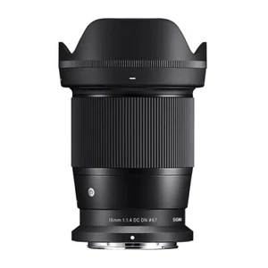Sigma 16mm F1.4 DC DN Contemporary Lens for Nikon Z Mount Camera with Hood - Picture 1 of 3