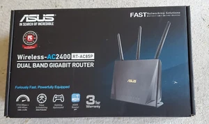 ASUS AC-2400 RT-AC85P Wireless Router Dual-band (2.4GHz 5 GHz) Gigabit Ethernet - Picture 1 of 3
