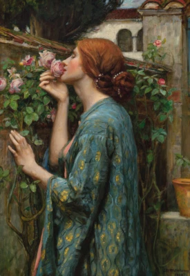 The Soul of the Rose | John William Waterhouse | 1908 Pre-Raphaelite Print - Image 1 of 4
