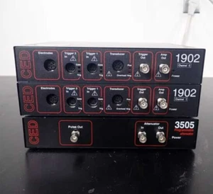 CED Cambridge Electronic Design Dual 1902 amplifier and 3505 no power cords - Picture 1 of 6