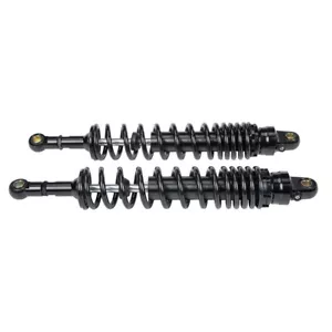 2 Pcs 16.45" 420mm Motorcycle Rear Shock Absorber Fit For Harley Suzuki BMW - Picture 1 of 12