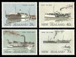 MINT 1984 NEW ZEALAND NZ VINTAGE TRANSPORT STAMP SET OF 4 - Picture 1 of 1