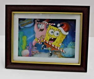 Spongebob 3D Framed Wall Art 2003 SquarePants Christmas Rare Collection 9"x7" - Picture 1 of 2