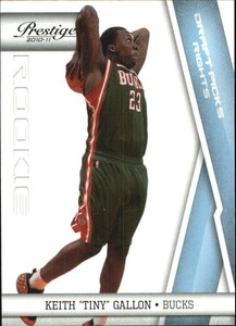 2010-11 Prestige Draft Picks Light Blue #207 Keith Gallon /999 - NM-MT