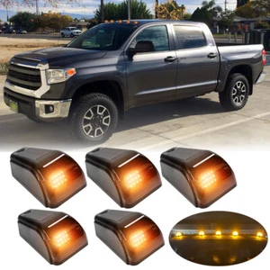 Luces LED de cabina con energía solar inalámbricas luz marcadora ámbar para Toyota Tundra TRD - Imagen 1 de 17