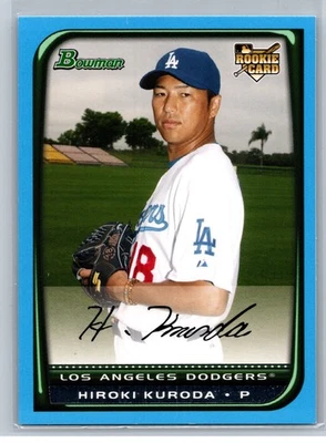 Bowman #212 Hiroki Kuroda 2008 azul Foto 1 de 2