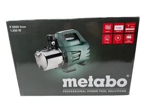 Bomba de jardín metabo 1300 W, caudal máximo: 6000 l/h, P 6000 INOX - Imagen 1 de 4
