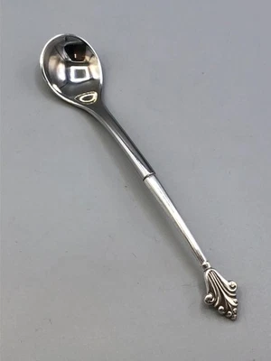 Cucharón mostaza mango plata esterlina Acanthus de Georg Jensen 4 1/8" Foto 1 de 4