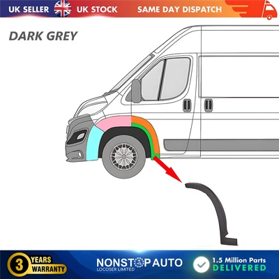 Wheel Arch Trim Moulding Front Left For FIAT Ducato 2006 on 8545HC - image 1 of 4