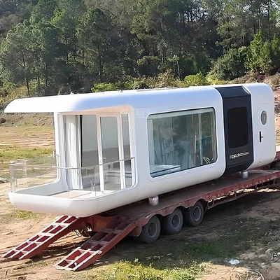 Steel Structure Wind Resistance Prefabricated House Space Capsule Homes - Image 1 of 4