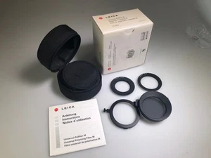 Boxed "NOS" Leica Universal Polarizing Filter M 13356 E39 E46 Rings - Picture 1 of 3