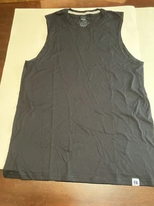 Canotta Russell Athletic Uomo Medium Muscle Shirt Palestra Allenamento Nera Nuova senza etichette - Foto 1 di 2