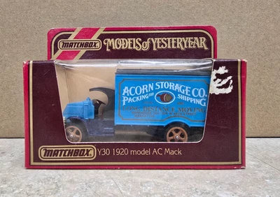 Matchbox Models of Yesteryear Y30-1A 1920 AC Mack Truck - Acorn Storage Co. - Image 1 of 4