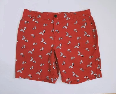 Pantalones Cortos Chinos CJ Banks Rojo Blanco Negro Cereza Algodón Elástico Talla 16w Foto 1 de 4