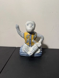 8" Vintage chinesischer Porzellan Dynastie Palast Feng Shui Affe Teekessel L@@K - Bild 1 von 7