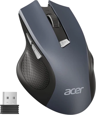 Acer Maus Kabellos 2.4GHz 1600DPI Funkmaus 6 Tasten Ergonomisch Rechtshänder - Bild 1 von 4