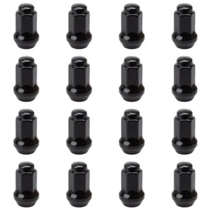 (16 Pack) Tusk Tapered Lug Nut 10mm x 1.25mm Thread Pitch w/14mm Head Black For - Picture 1 of 6