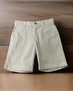 Johnnie-O Shorts Boys 7 Beige Adjustable Waist Chino Preppy - Picture 1 of 7