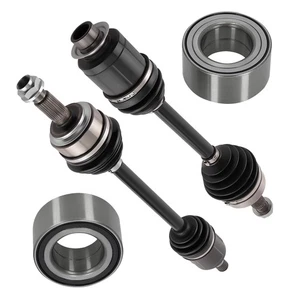 Front LH RH CV Axle Shaft +Bearings Set For Honda CR-V 2.4L 2007-2014 - Picture 1 of 12