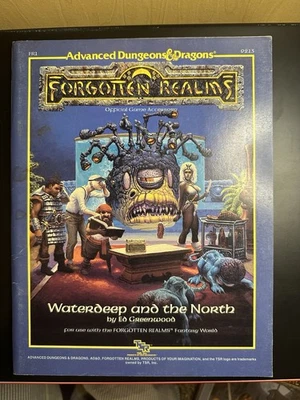 Waterdeep and the North Forgotten Realms AD&D Dungeons & Dragons F15 9213 no map - Image 1 of 4