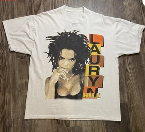 Vintage 1999 Tour Lauryn Hill Shirt Kurzarm weiß - Bild 1 von 1