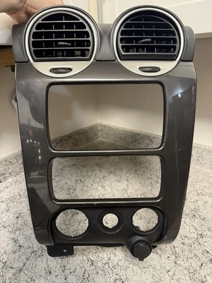 🔥03-08 GMC ENVOY XL RADIO DELANTERA TABLERO VENTILACIÓN BISEL CLIMATIZADOR fibra de carbono🔥 Foto 1 de 4