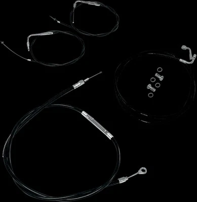 Kit de controles de manillar LA STD negro 18-20 pulgadas Heritage Softail 96-06 Foto 1 de 3