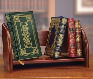 Original Easton Press Akzent Holz Bücherregal NEU IM KARTON | 17 3/4 x 8 1/4 x 9 7/8 - Bild 1 von 12