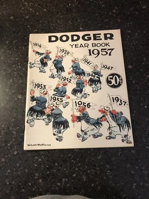 1957 Brooklyn Dodgers ежегодник Nr/Mint - Изображение 1 из 4