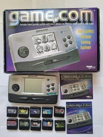 Tiger Game.com Handheld W/ Box, Console Manuals & 12 Games