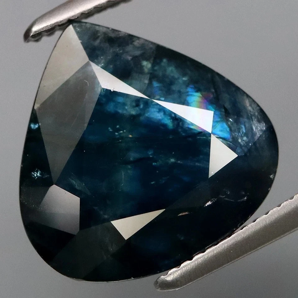 5.06 Ct Natural Blue Sapphire Heated Only Madagascar Pear Shape Loose Gemstone - Image 1 of 2